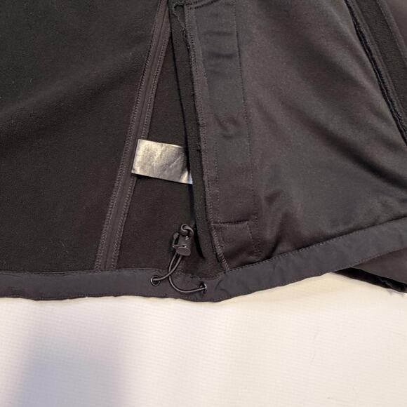 Tesla Jacket Womens Small Black Softshell Full Zip Fleece Lined Logo Embroidered - Picture 12 of 12